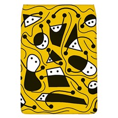 Playful abstract art - Yellow Flap Covers (L) 