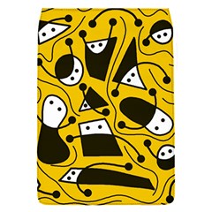 Playful abstract art - Yellow Flap Covers (S) 