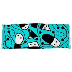 Playful Abstract Art - Cyan Samsung Galaxy Tab 7  P1000 Hardshell Case 