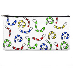 Colorful Worms  Pencil Cases by Valentinaart