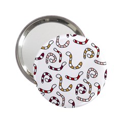 Cute Worms 2 25  Handbag Mirrors by Valentinaart