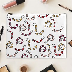 Cute Worms Cosmetic Bag (xl) by Valentinaart