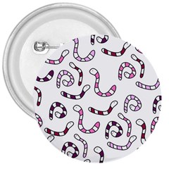 Purple Worms 3  Buttons by Valentinaart