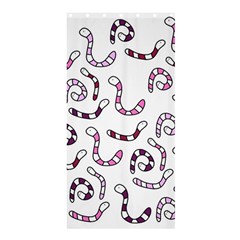 Purple Worms Shower Curtain 36  X 72  (stall)  by Valentinaart