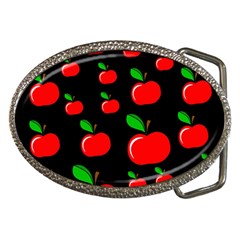 Red Apples  Belt Buckles by Valentinaart