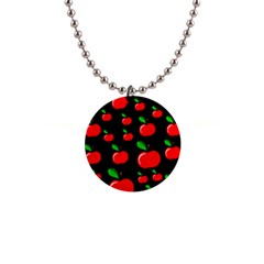 Red Apples  Button Necklaces by Valentinaart