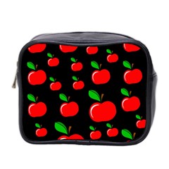 Red Apples  Mini Toiletries Bag 2-side by Valentinaart