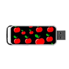 Red Apples  Portable Usb Flash (two Sides) by Valentinaart