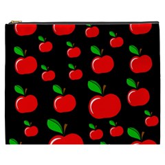 Red Apples  Cosmetic Bag (xxxl)  by Valentinaart