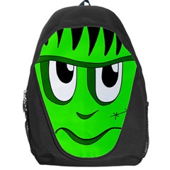 Halloween Frankenstein - Green Backpack Bag by Valentinaart