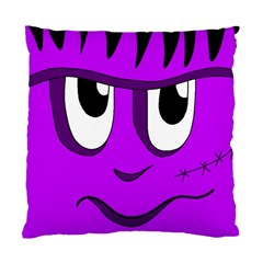 Halloween - Purple Frankenstein Standard Cushion Case (two Sides) by Valentinaart