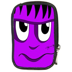 Halloween - Purple Frankenstein Compact Camera Cases by Valentinaart