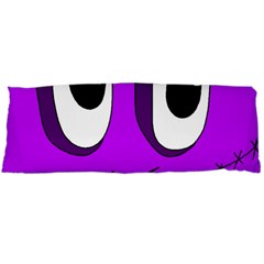 Halloween - Purple Frankenstein Body Pillow Case (dakimakura) by Valentinaart