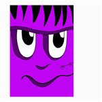 Halloween - purple Frankenstein Small Garden Flag (Two Sides) Front