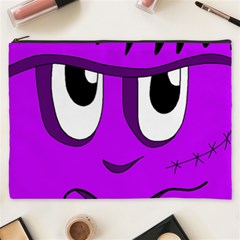 Halloween - Purple Frankenstein Cosmetic Bag (xxxl)  by Valentinaart