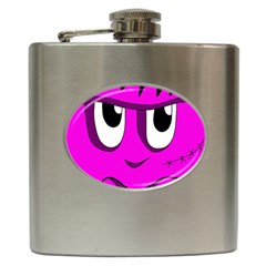 Halloween - Pink Frankenstein Hip Flask (6 Oz)