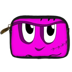 Halloween - Pink Frankenstein Digital Camera Cases by Valentinaart