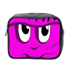 Halloween - Pink Frankenstein Mini Toiletries Bag 2-side by Valentinaart