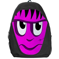 Halloween - Pink Frankenstein Backpack Bag by Valentinaart