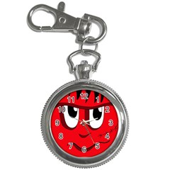 Halloween Frankenstein - Red Key Chain Watches by Valentinaart