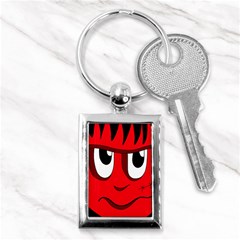 Halloween Frankenstein - Red Key Chains (rectangle)  by Valentinaart