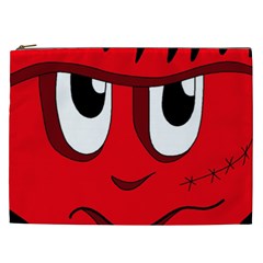 Halloween Frankenstein - Red Cosmetic Bag (xxl)  by Valentinaart