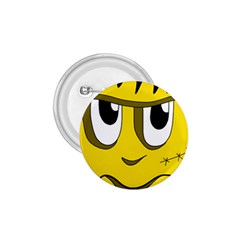 Halloween Frankenstein - Yellow 1 75  Buttons