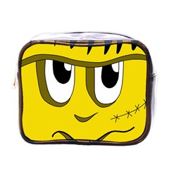 Halloween Frankenstein - Yellow Mini Toiletries Bags by Valentinaart