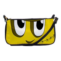 Halloween Frankenstein - Yellow Shoulder Clutch Bags by Valentinaart