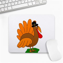 Thanksgiving Turkey - Transparent Large Mousepads by Valentinaart