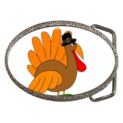 Thanksgiving Turkey - Transparent Belt Buckles by Valentinaart