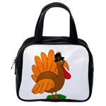 Thanksgiving turkey - transparent Classic Handbags (2 Sides) Back