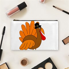 Thanksgiving Turkey - Transparent Cosmetic Bag (medium)  by Valentinaart