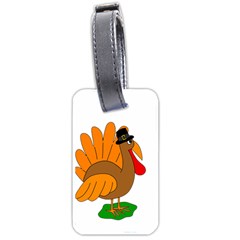 Thanksgiving Turkey - Transparent Luggage Tags (one Side)  by Valentinaart