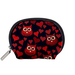 Owl You Need In Love Owls Accessory Pouches (small)  by BubbSnugg