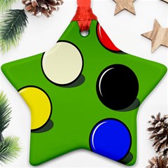 Billiard  Ornament (star)  by Valentinaart