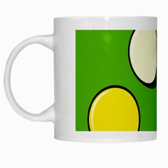 Billiard  White Mugs by Valentinaart