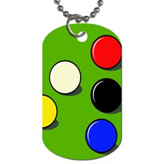 Billiard  Dog Tag (one Side) by Valentinaart