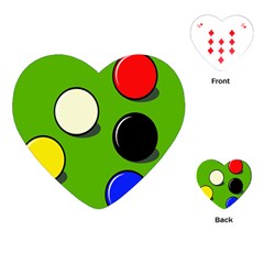 Billiard  Playing Cards (heart)  by Valentinaart