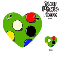 Billiard  Playing Cards 54 (heart)  by Valentinaart