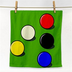 Billiard  Face Towel by Valentinaart