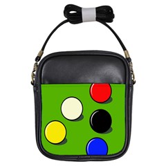 Billiard  Girls Sling Bags by Valentinaart