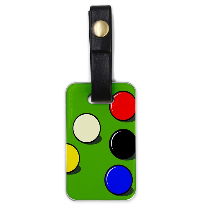 Billiard  Luggage Tags (One Side) 