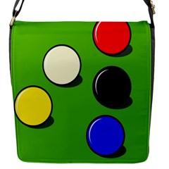 Billiard  Flap Messenger Bag (s) by Valentinaart