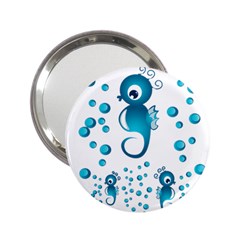 Seahorsesb 2 25  Handbag Mirrors by vanessagf