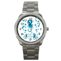 Seahorsesb Sport Metal Watch