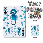 Seahorsesb Playing Cards 54 Designs  Front - SpadeK