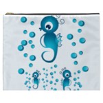 Seahorsesb Cosmetic Bag (XXXL)  Front