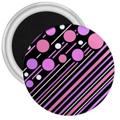 Purple Transformation 3  Magnets by Valentinaart