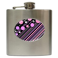 Purple Transformation Hip Flask (6 Oz) by Valentinaart